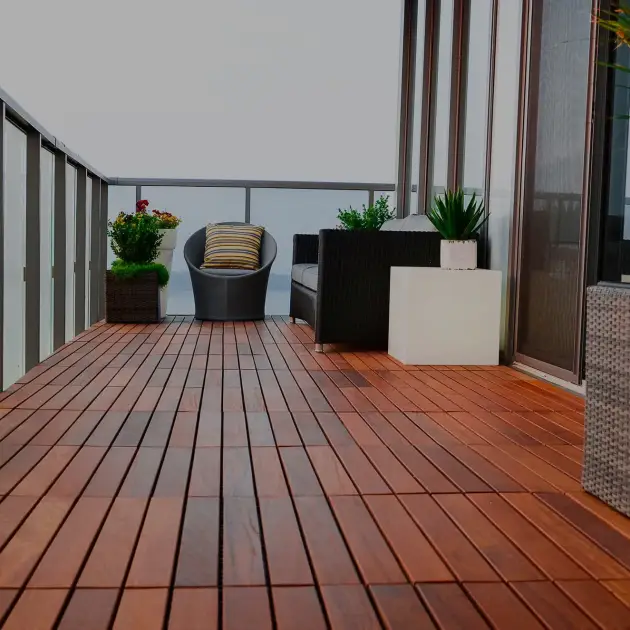 Wpc Co-Extrusion Deck Tiles